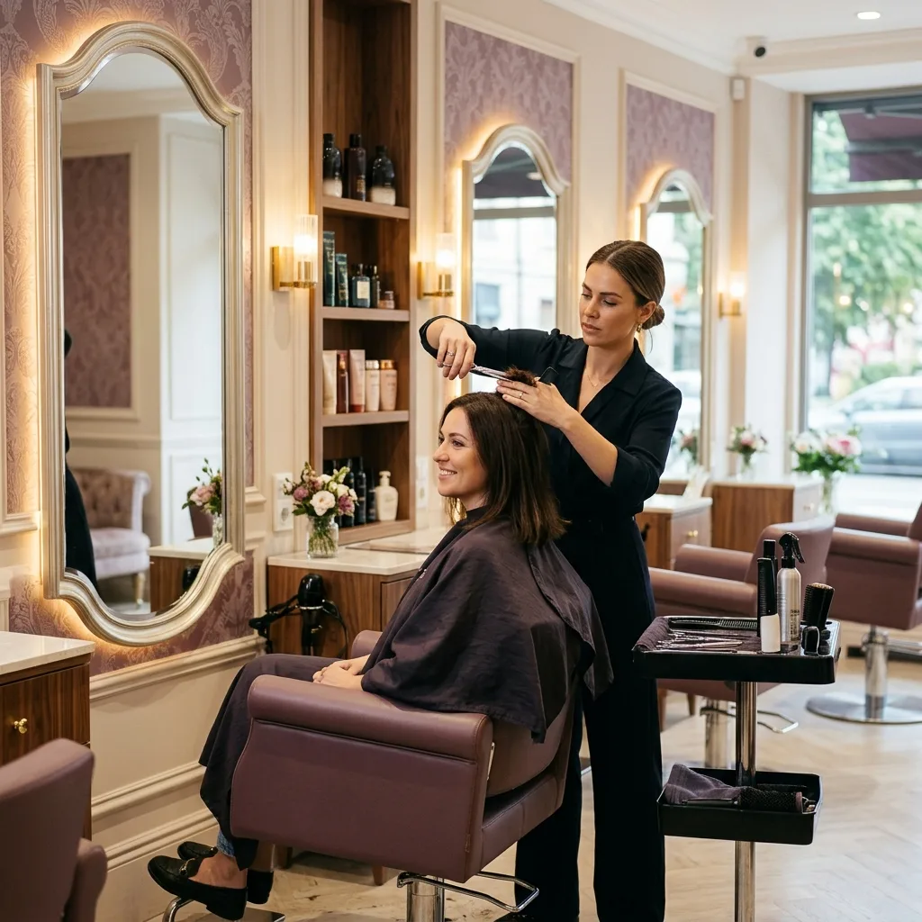 Haircut & Styling treatment at Dream Touch Salon